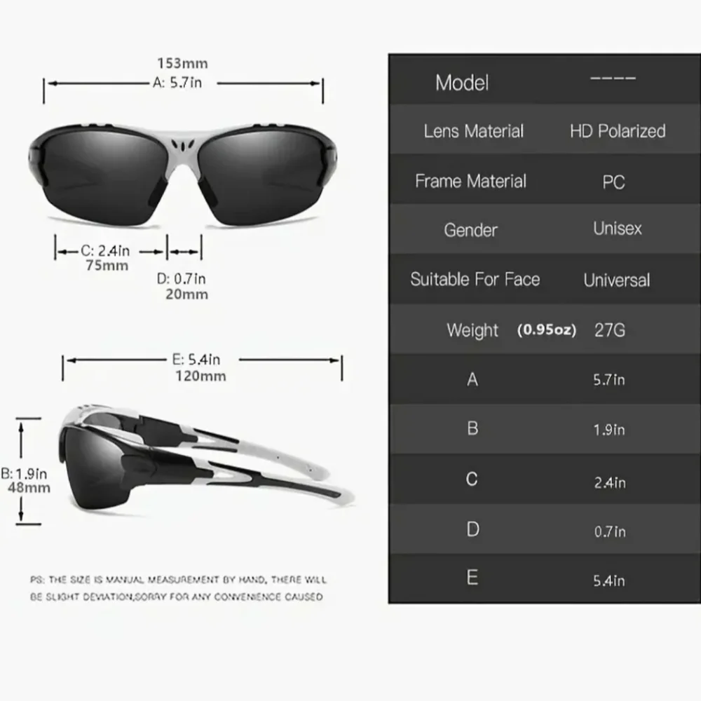 Men's Polarized Sunglasses: Ultimate Protection for Outdoor Sports, Driving